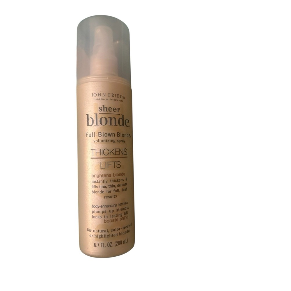 Sheer Blonde Volumizing Spray John‎ Frieda Hair Conditioner Brightens